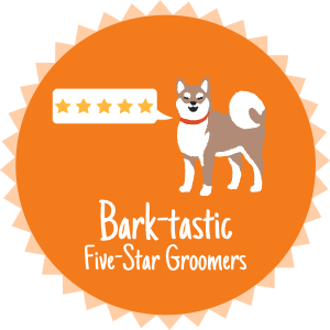 Bark-tastic Five-Star Groomers Badge